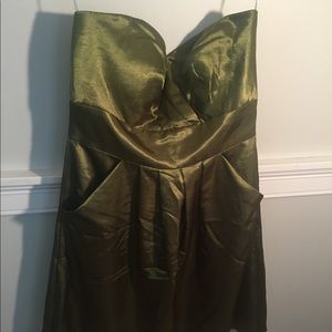 Olive Green Formal Dress